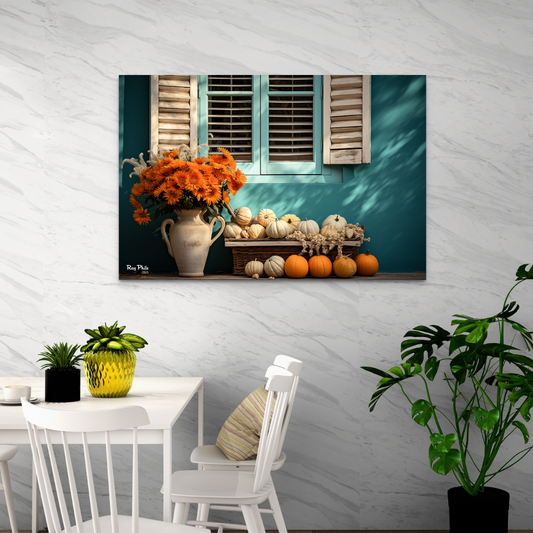 Autumn's Vibrant Contrast I