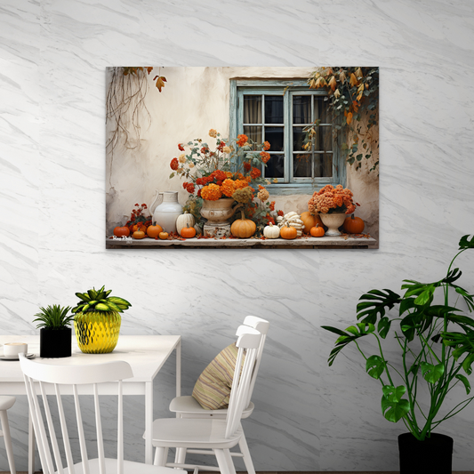 Autumn's Vibrant Contrast III