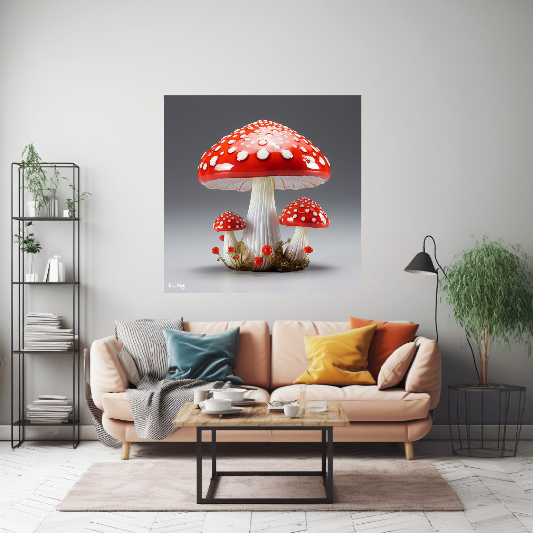 Glass Mushroom I