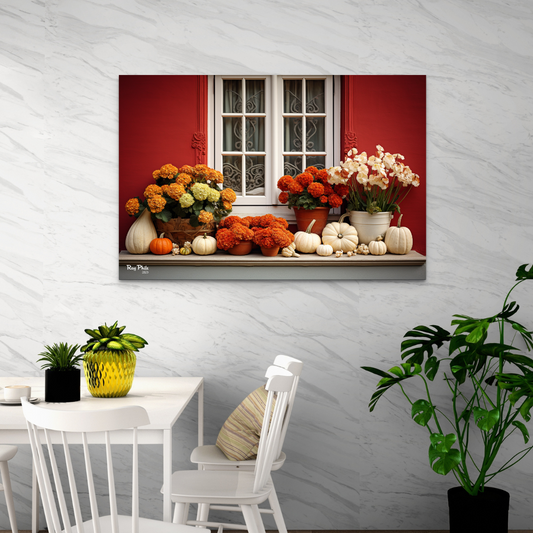 Autumn's Vibrant Contrast IV