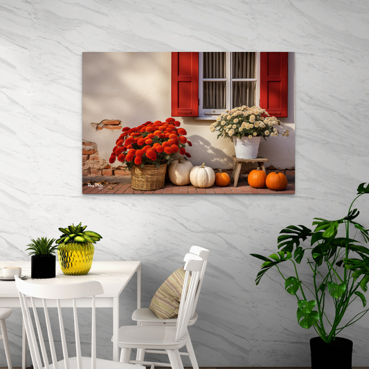 Autumn's Vibrant Contrast II