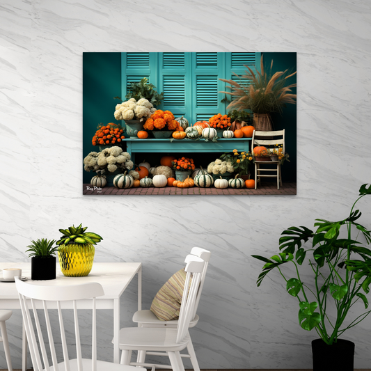 Autumn's Vibrant Contrast VI