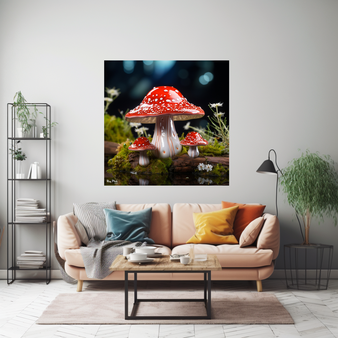 Glass Mushroom IV