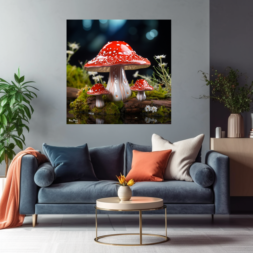 Glass Mushroom IV