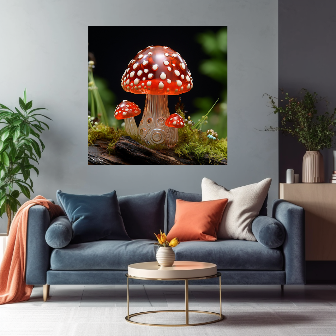 Glass Mushroom III