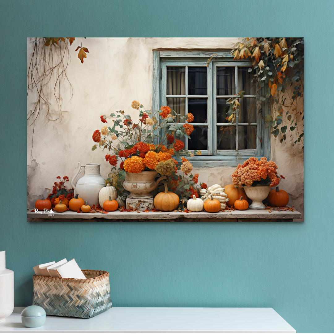 Autumn's Vibrant Contrast III
