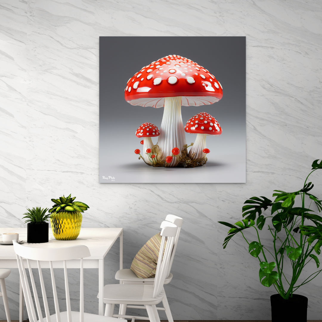 Glass Mushroom I