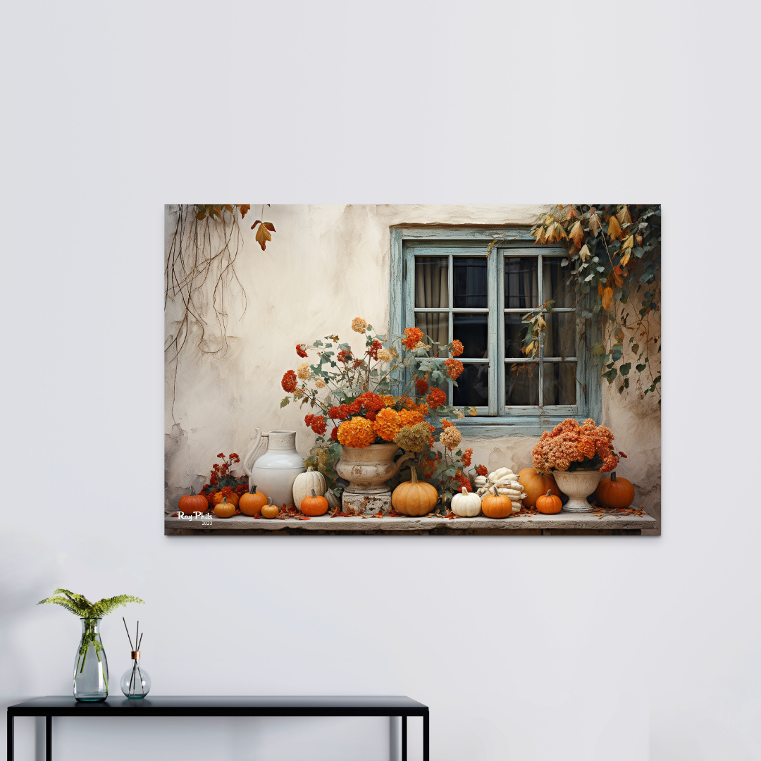 Autumn's Vibrant Contrast III