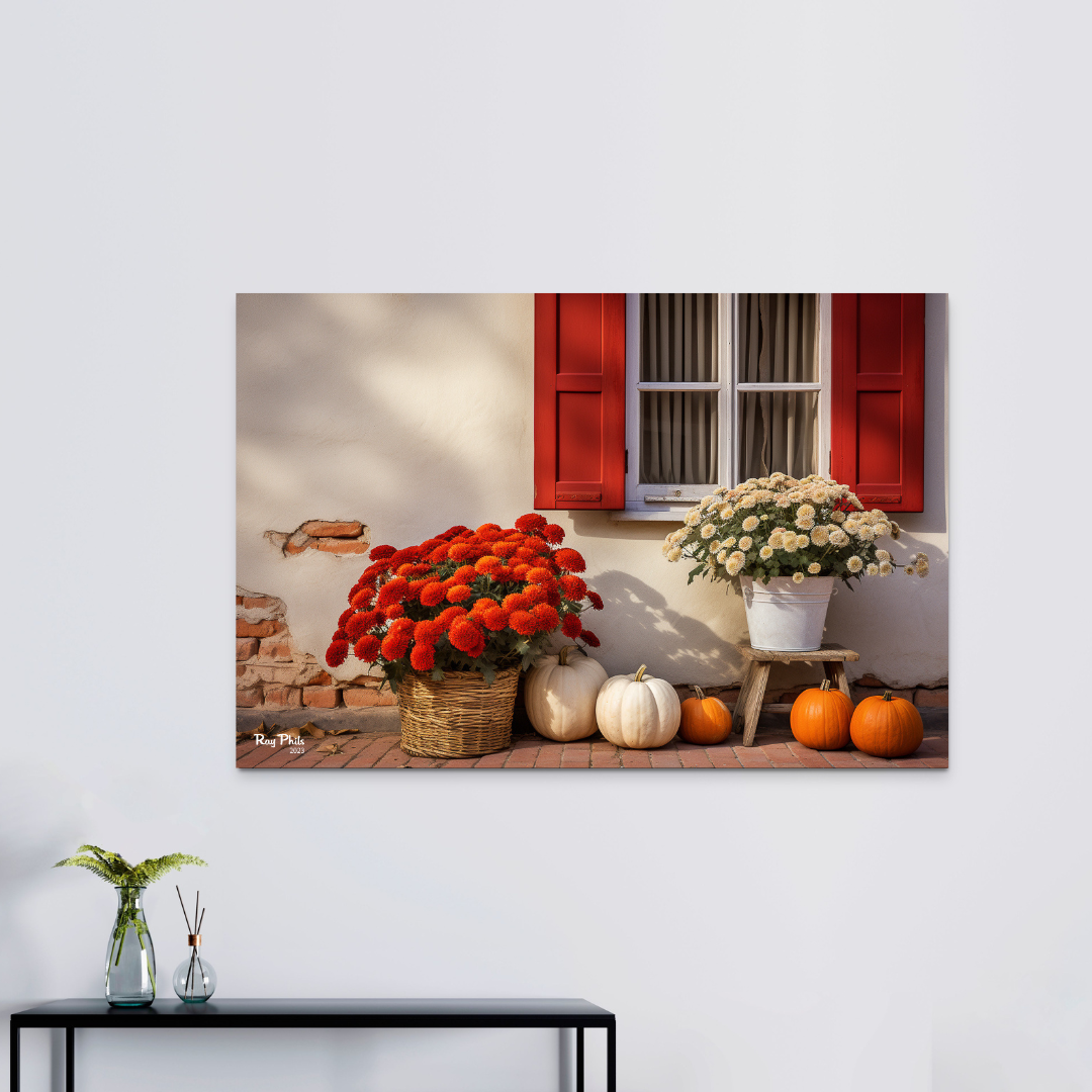 Autumn's Vibrant Contrast II