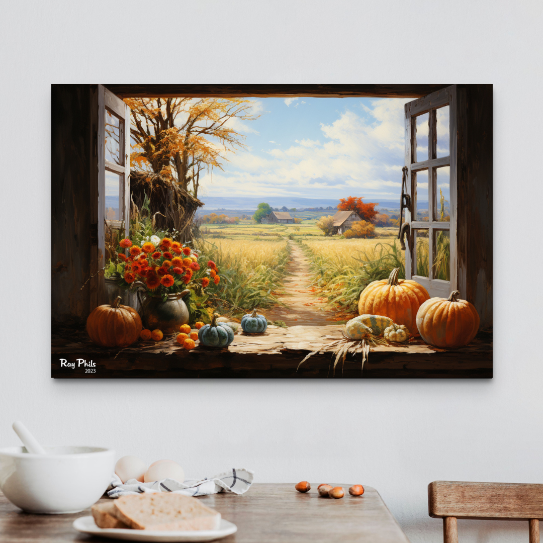 Golden Window of Autumn I