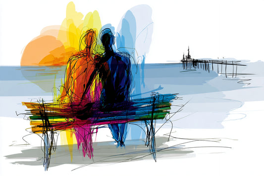 Couple at the beach III