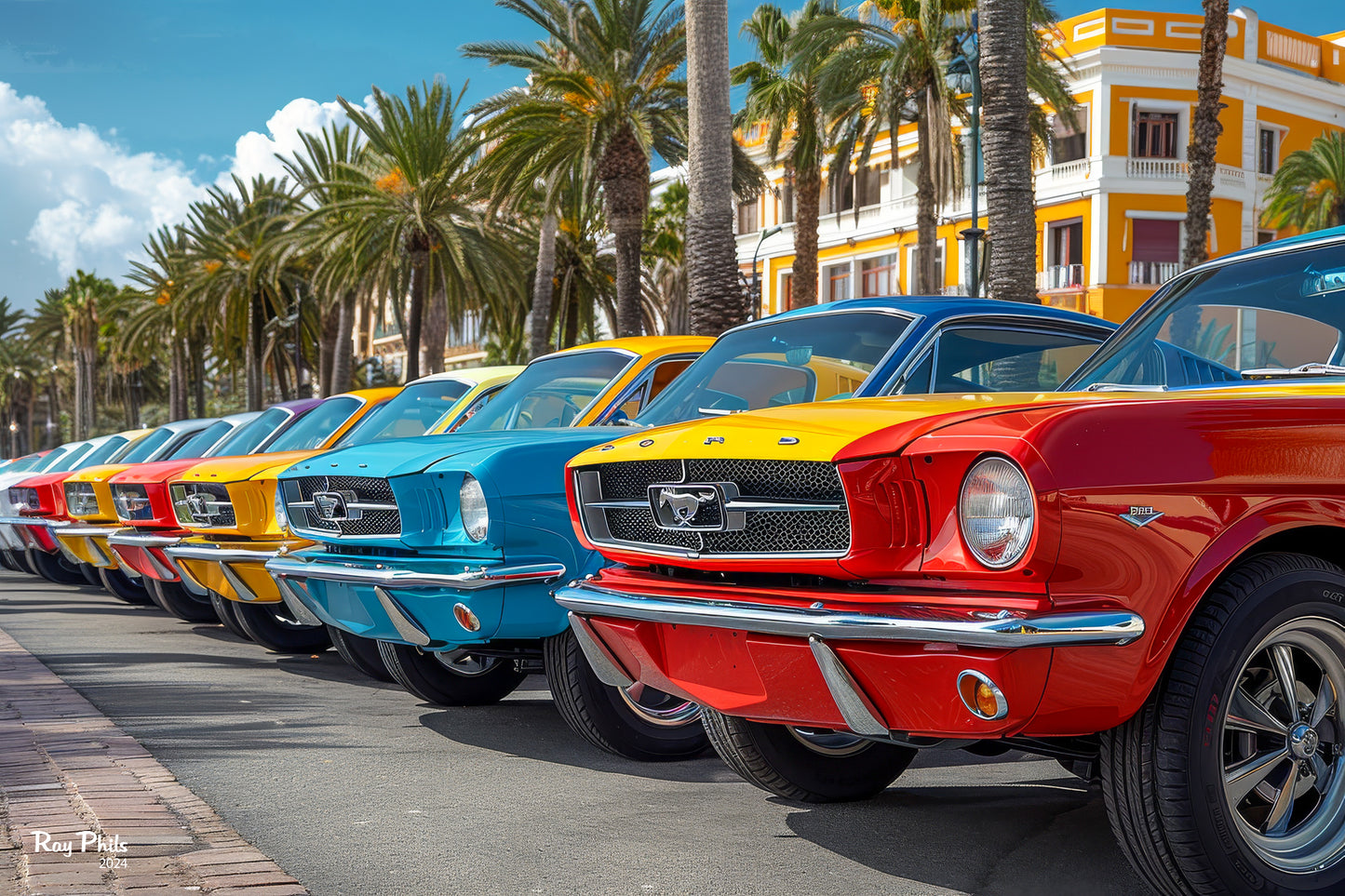 Cars in a row V
