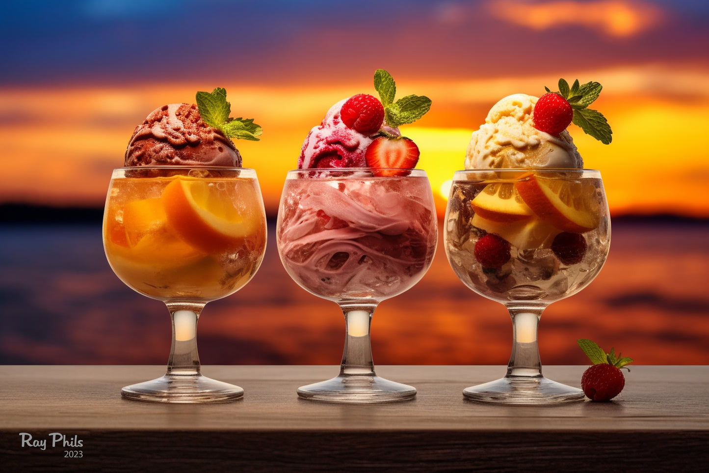 Icecream trio IV
