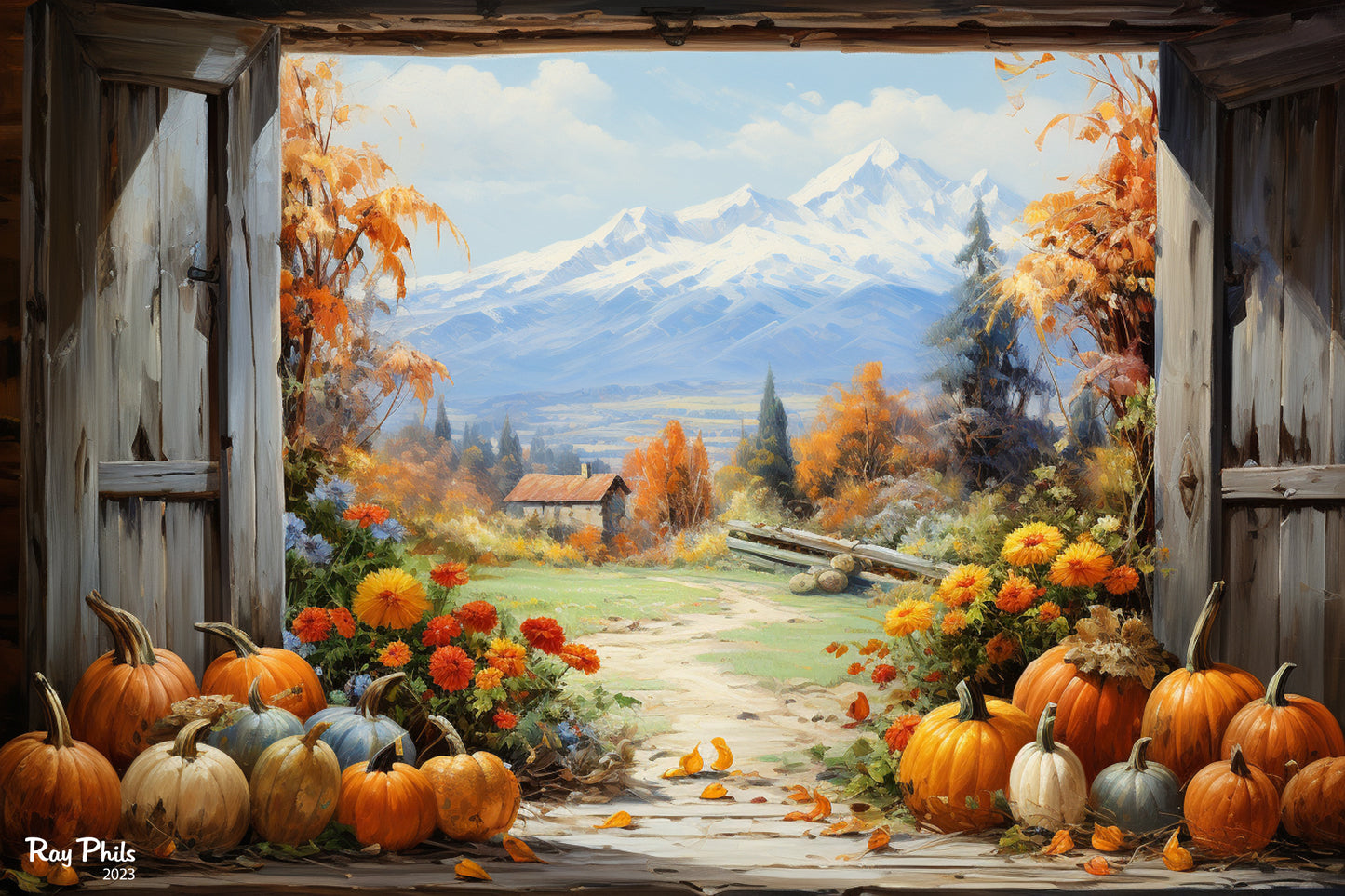 Golden Window of Autumn III