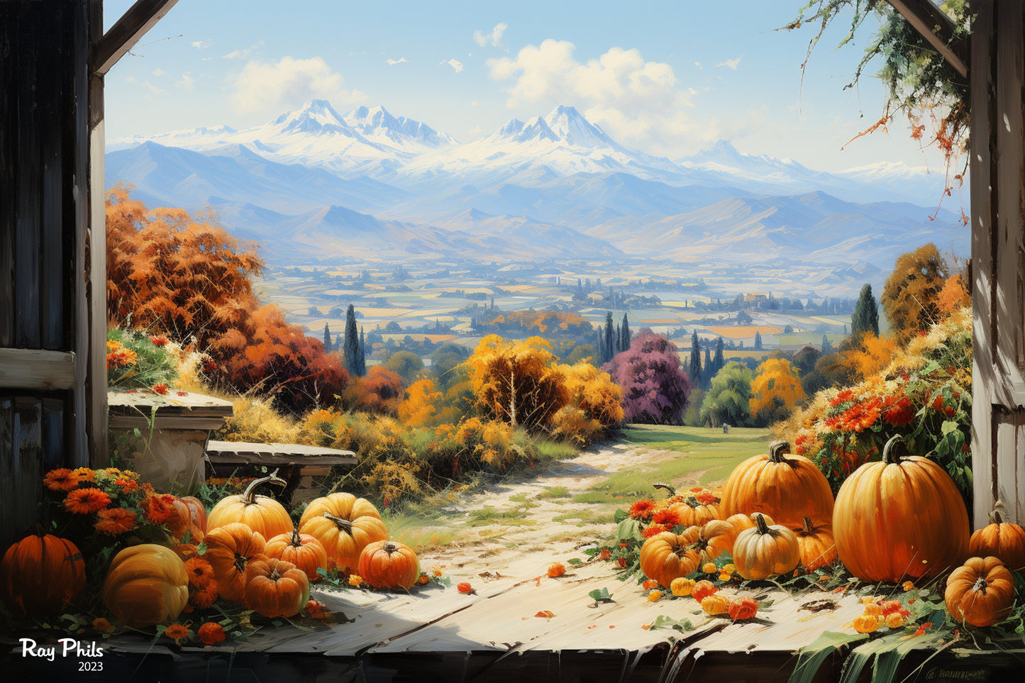Golden Window of Autumn IV