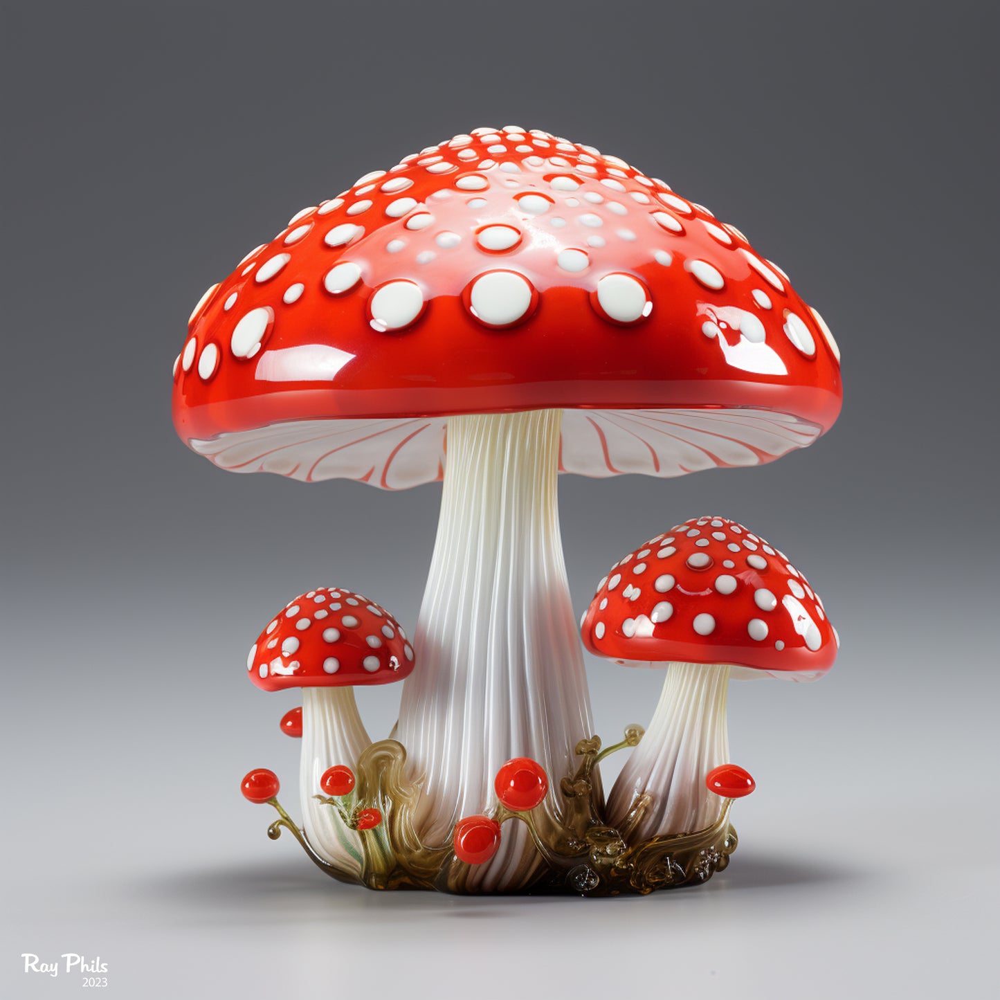 Glass Mushroom I