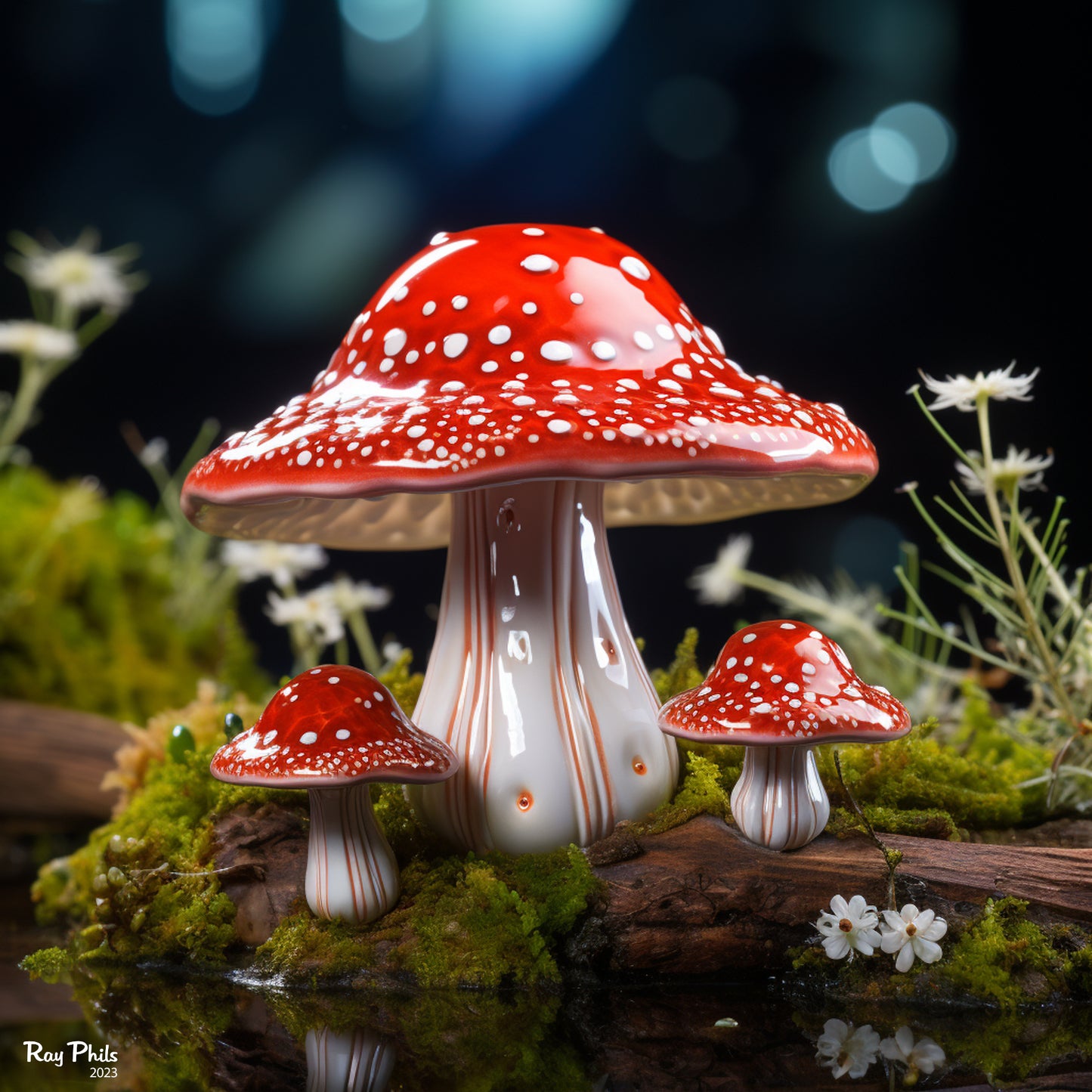 Glass Mushroom IV