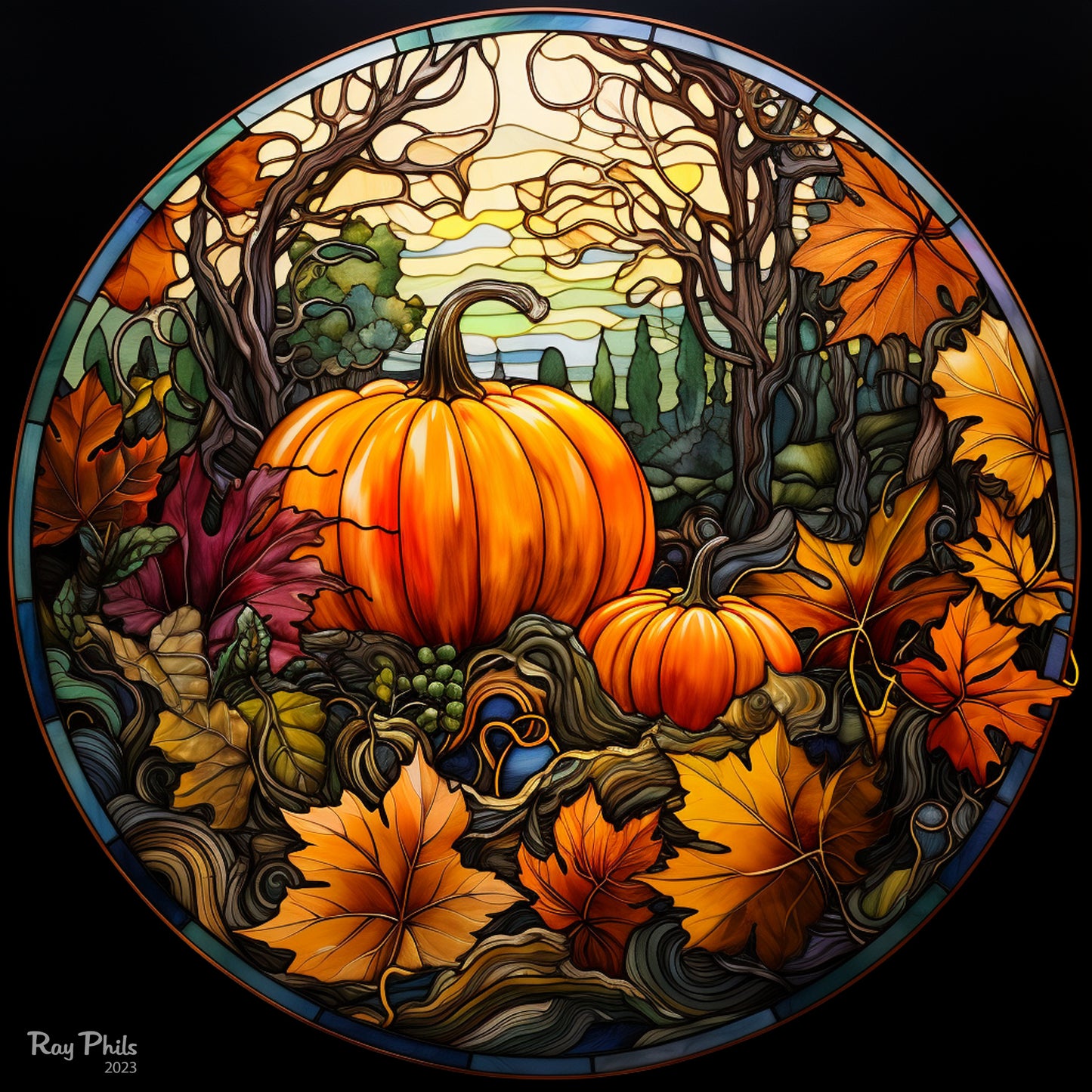 Circle of Autumn Beauty I