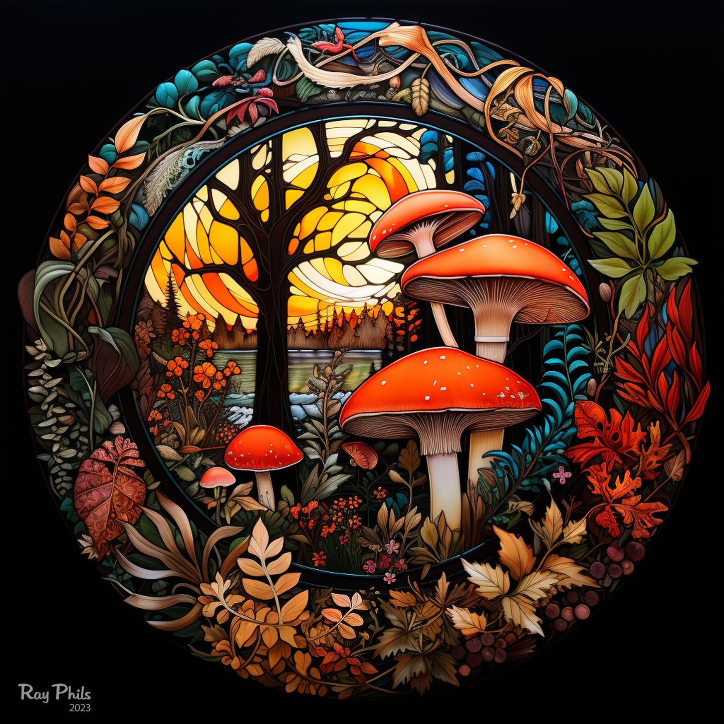 Circle of Autumn Beauty III