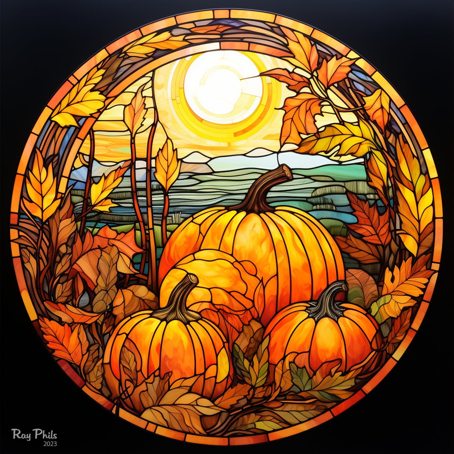 Circle of Autumn Beauty IV