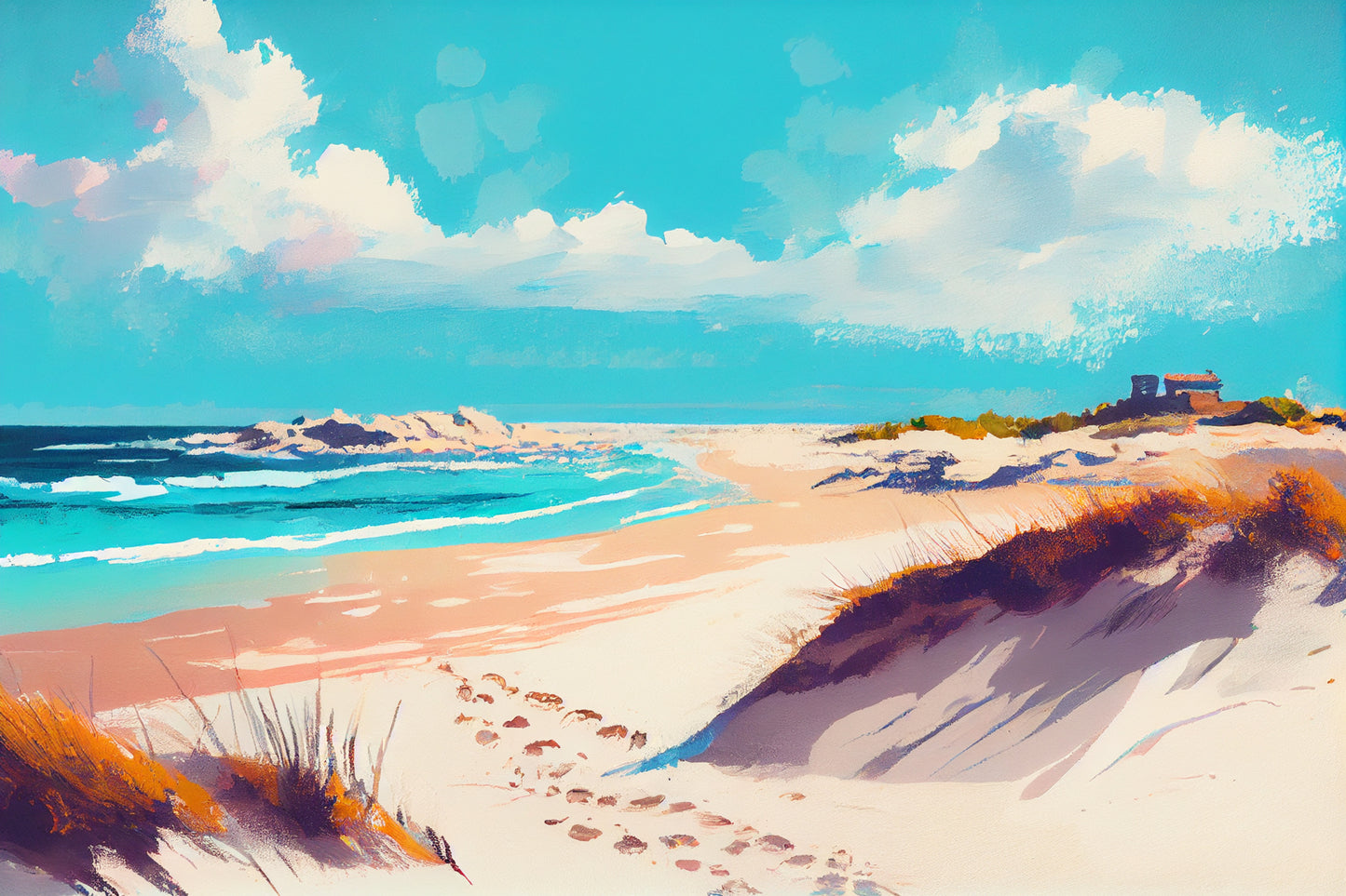 Pastel Beach II