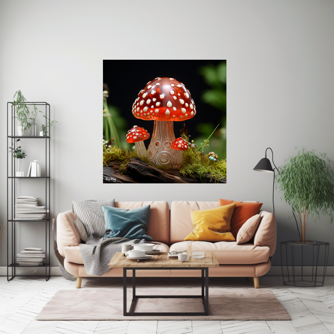 Glass Mushroom III