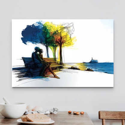 Couple at the beach II