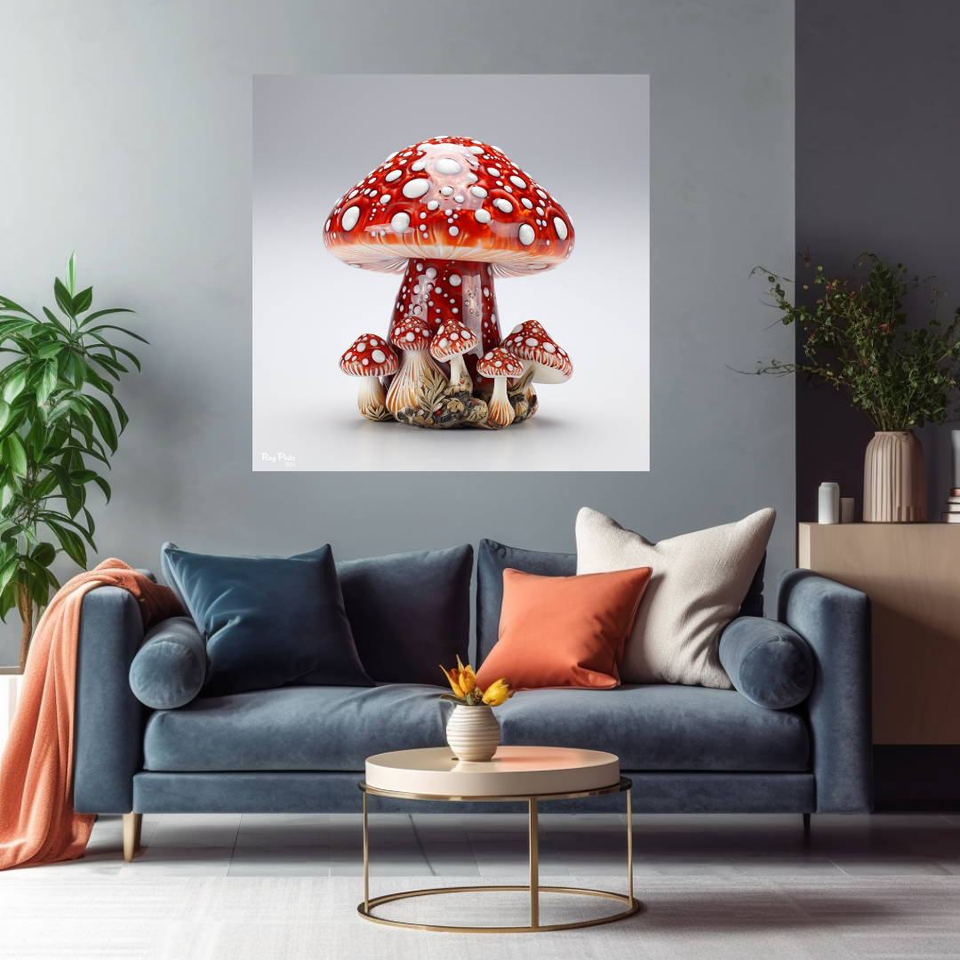 Glass Mushroom V