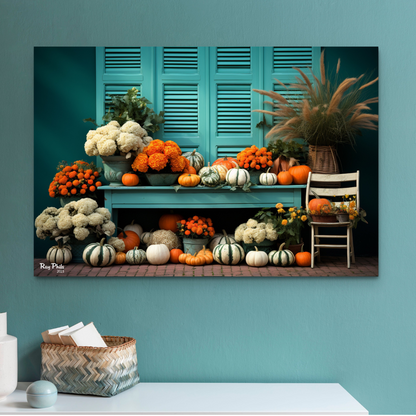 Autumn's Vibrant Contrast VI