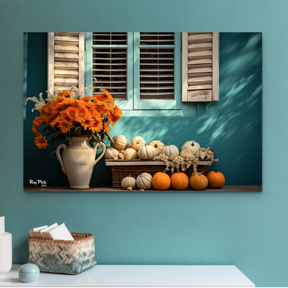 Autumn's Vibrant Contrast I