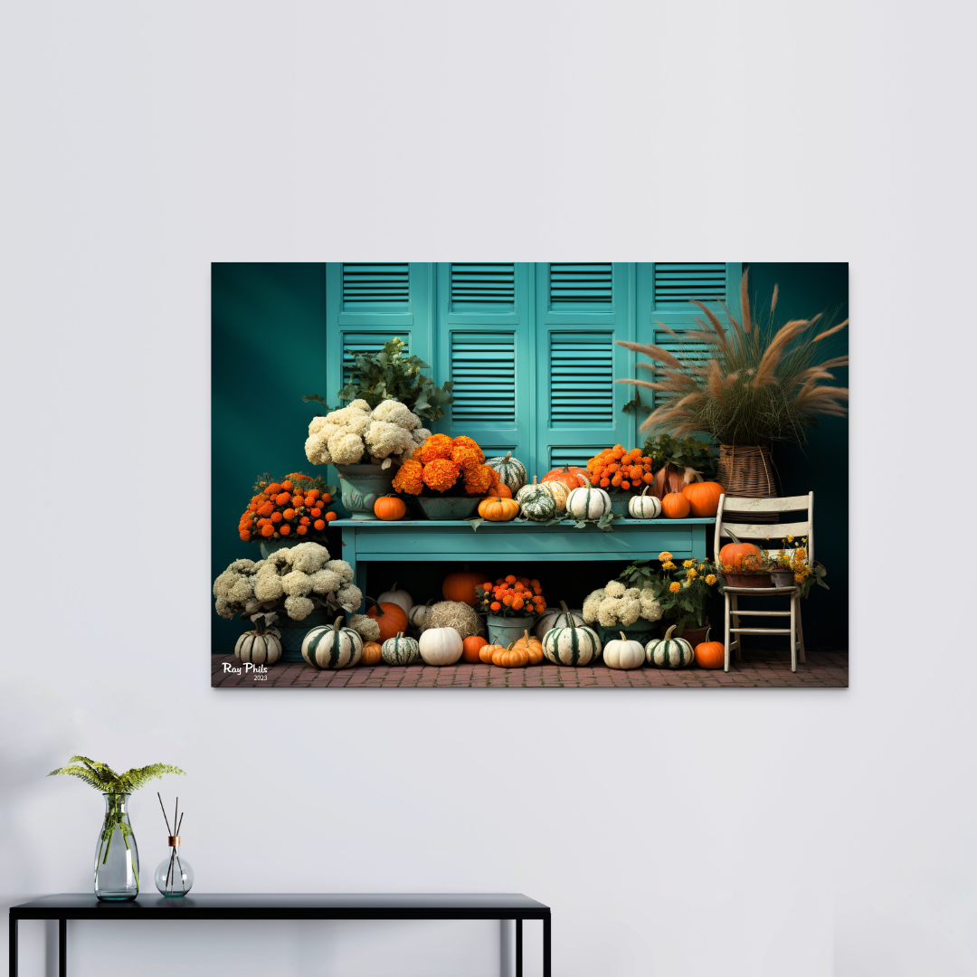 Autumn's Vibrant Contrast VI