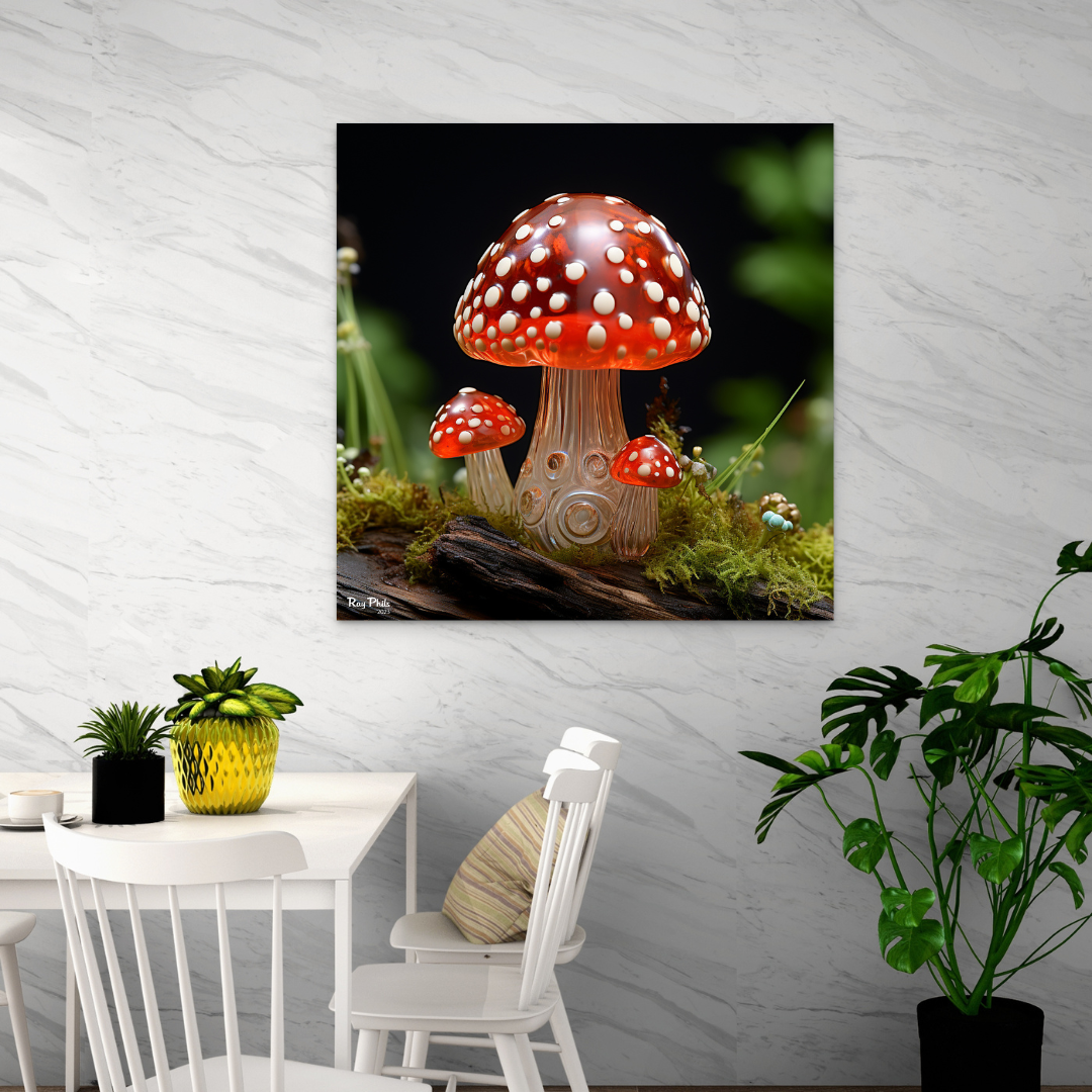 Glass Mushroom III