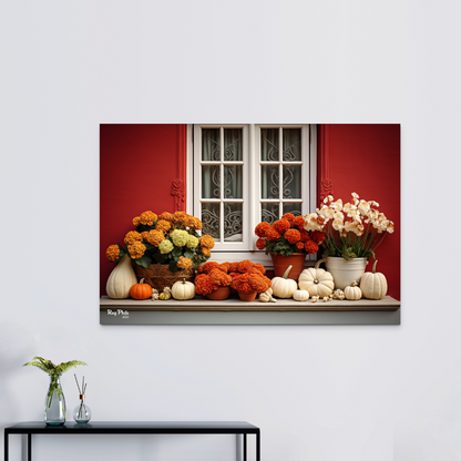 Autumn's Vibrant Contrast IV