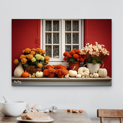 Autumn's Vibrant Contrast IV
