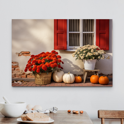 Autumn's Vibrant Contrast II
