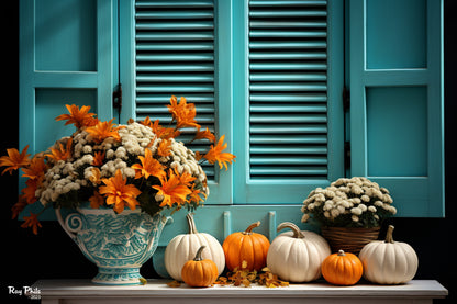 Autumn's Vibrant Contrast V