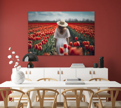 Tulips, and a model V
