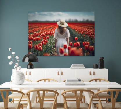 Tulips, and a model V
