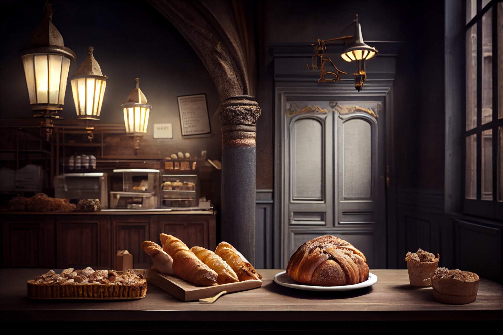 Bakery II | Canvas | Kunstwerk | Schilderij | Wanddecoratie | Aluminium ...