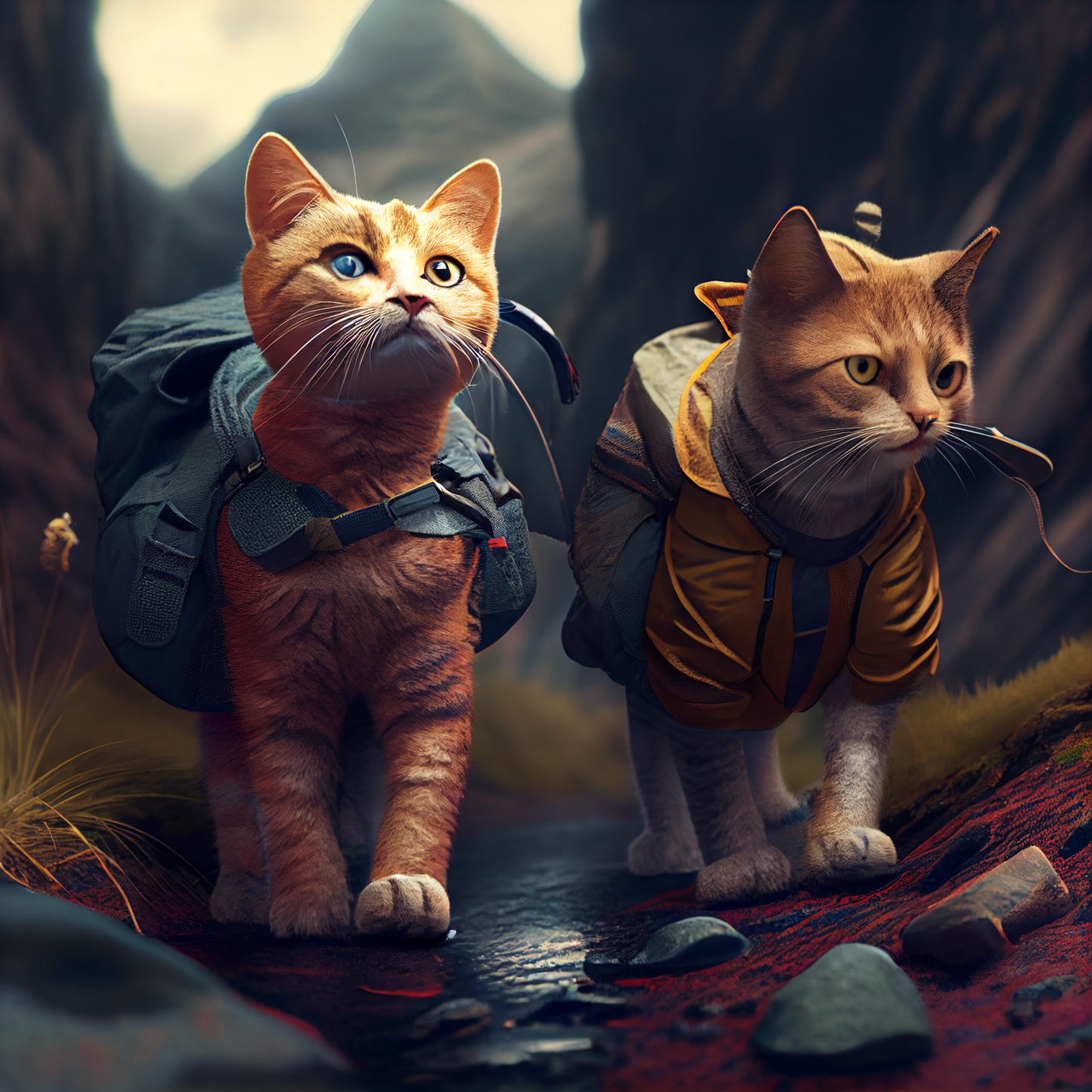 Hiking Cats II